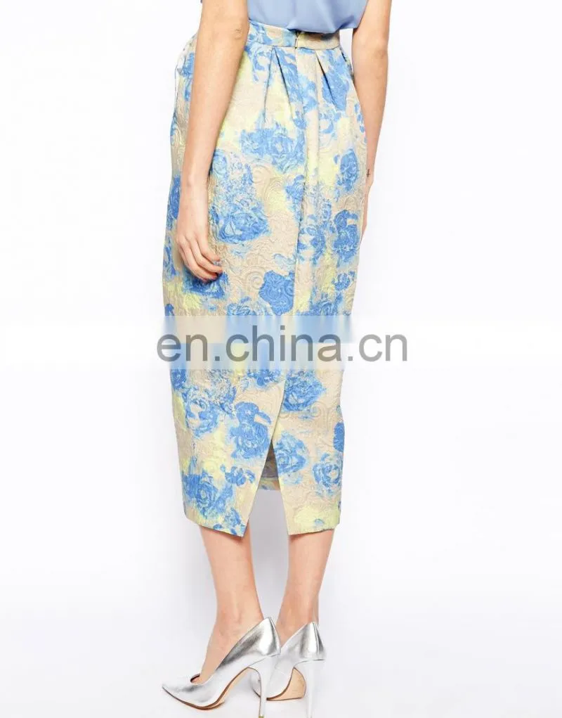 young elegant ladies top fashion OEM floral printed chiffon Direct manufacturer Sexy design Hot sale skirt