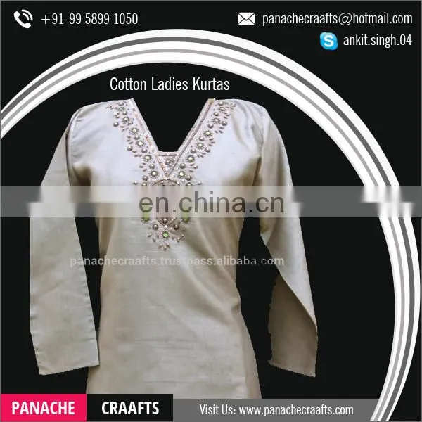 Beaded Ladies Kurta at Wholesale Price