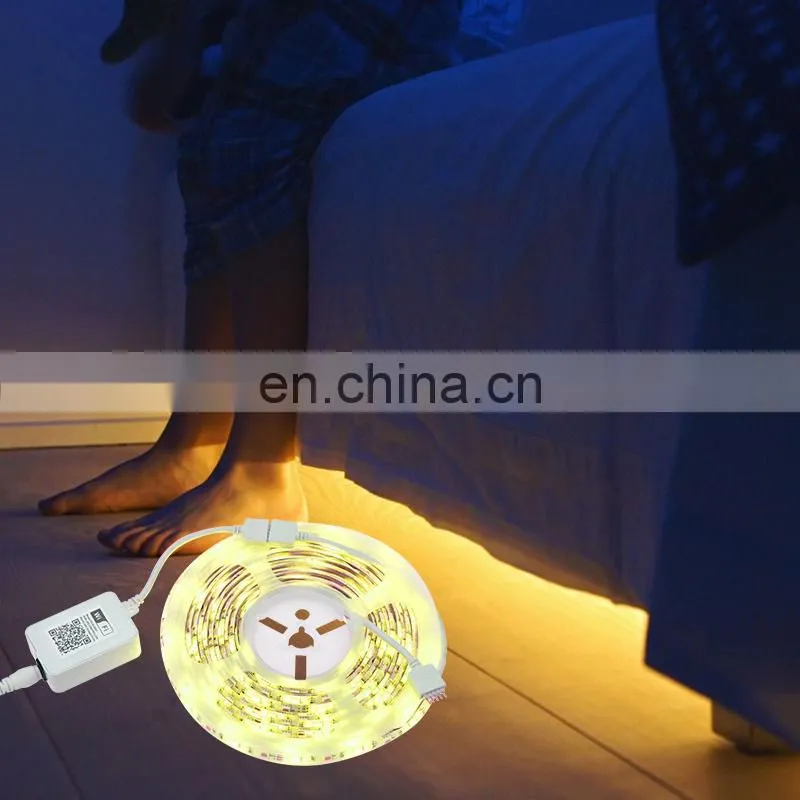 Intelligent wifi smart phone controllable rgb/ rgbw led strip for led home light