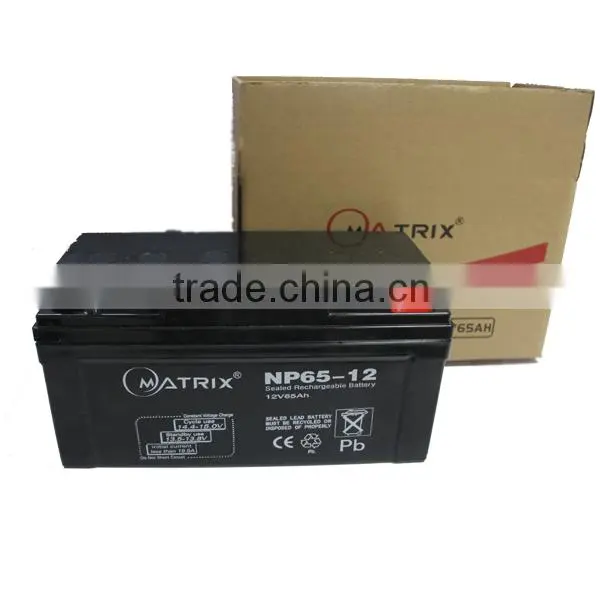12V 65ah generator starter batteries wholesale