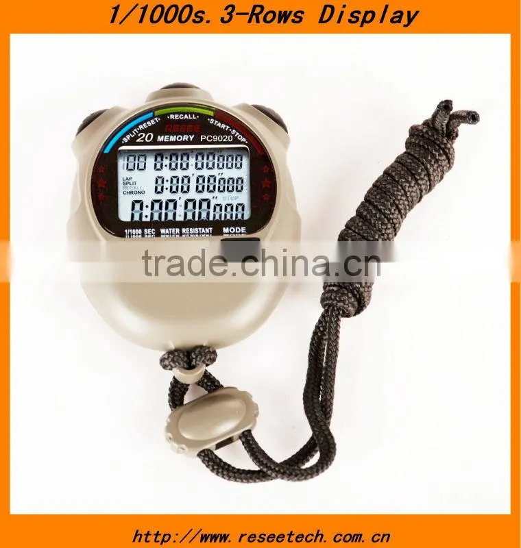 1/1000sec.Multifunction Professional High Quality Stopwatch