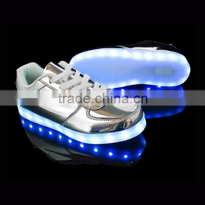 2016 Casual Luminous Shoes Led Women Fashion Simulation LED Shoes Colors