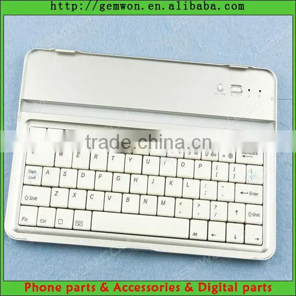 Supply Bluetooth Keyboard Aluminium Case Cover / for ipad 7.9" ipad mini White