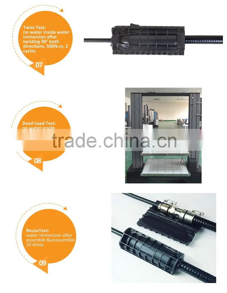 Coaxial Cable Joint closures for 1/2 to 7/8" cable weatherproof isolator