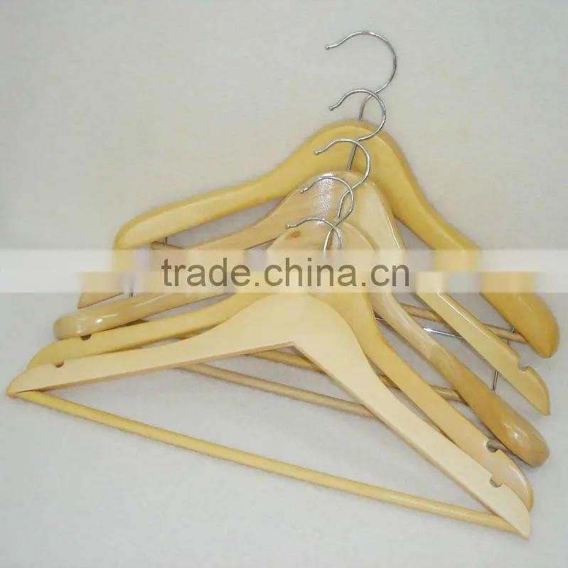 JN387 space saving easy wooden pant hanger