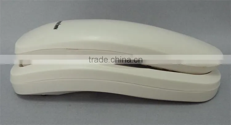 red color wall mount corded bathroom or guest room slim wall telephone