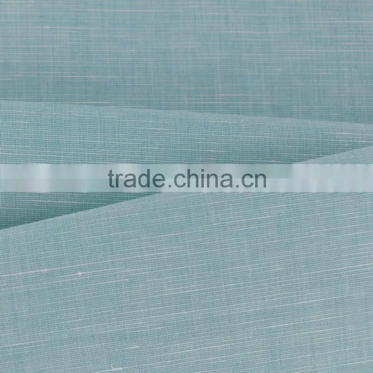 chambray fabric,linen cotton fabric for men's shirt,linen cotton yarn dyed fabric