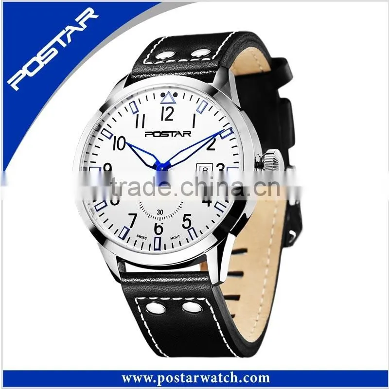 Fashion Men Stainless Steel Military Waterproof Sport Quartz Wrist Watch
