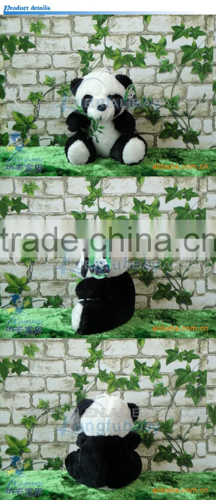 Mini Qute 20 cm kawaii stuffed animals panda bear national treasure dolls plush boneca pelucia brinquedos boys toys NO.MQ 127