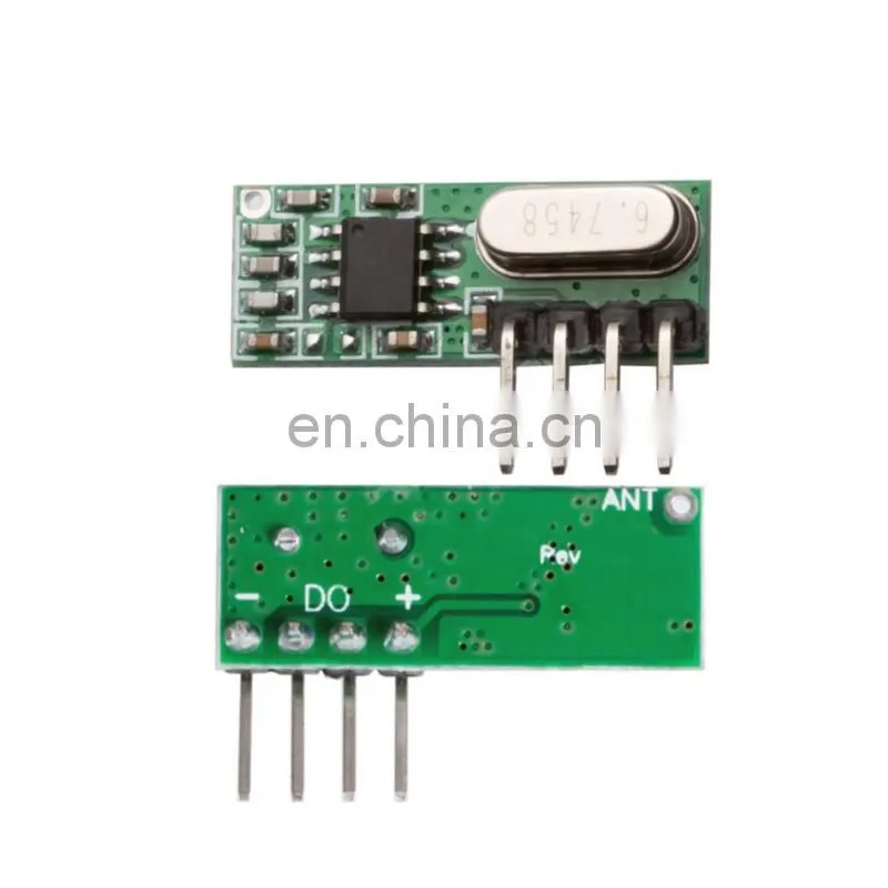 Micro ultra small volume 5 volt high frequency superheterodyne wireless receiving module