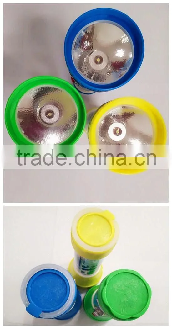 Super Bright Flashlight Mini Pocker Plastic led light