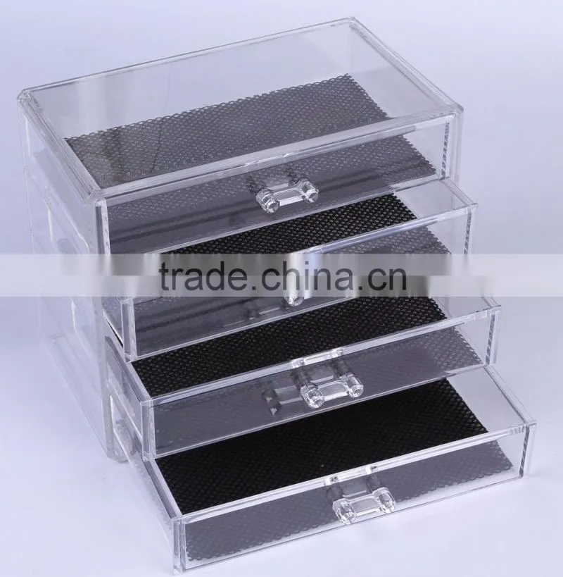Desktop Transparent Acrylic Makeup Brush Holder Make up Organizer