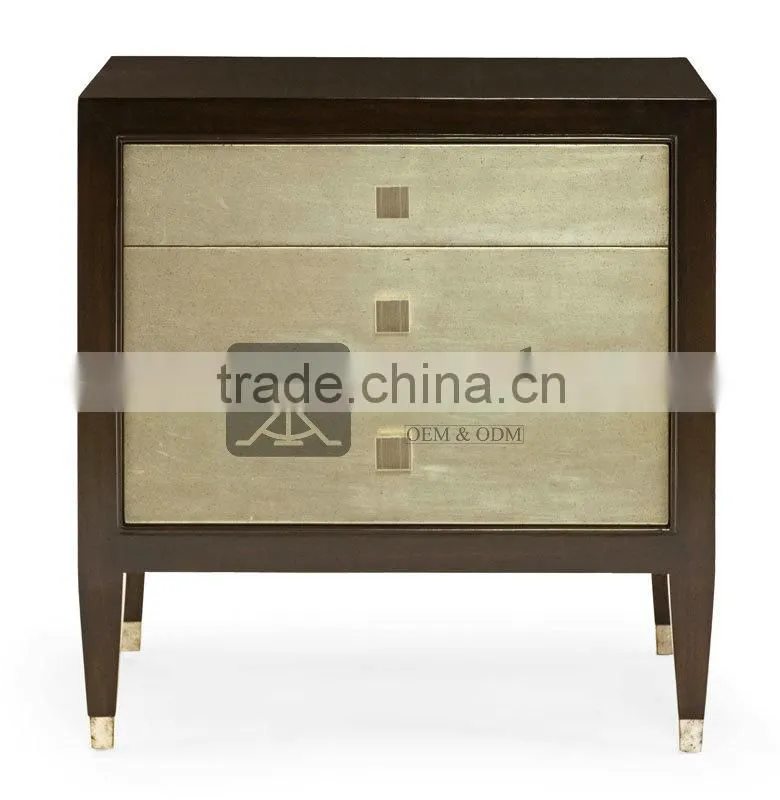 NI-028 Hotel European Style Laptop Side Table With 3 Drawers