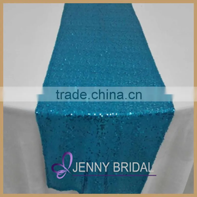 SQN#13 well-made best price decorative table runner round table,sequin table runner