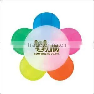 Various colors highlighter with different shapes