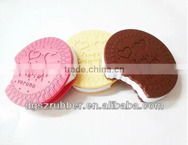 2013new design of colorful chocolate design,Soft pvc cover Mini notebook with good scent