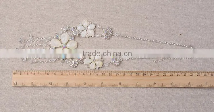 2016 China Wholesale Fashion Tassel Beads Flower Necklace Set