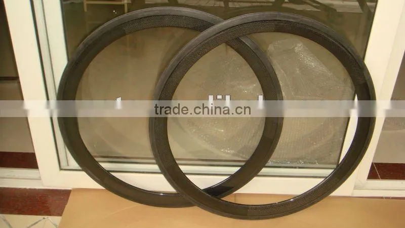 full carbon fiber wheels road bike rims 50mm clincher 700C