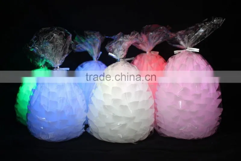 LED candles with wax