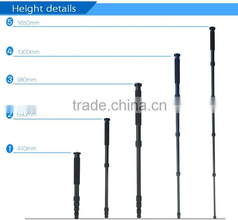 Easy to carry camera single leg tripod is cheap wholesale