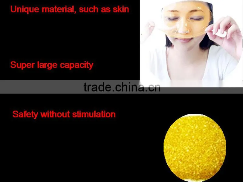 24k gold whitening moisturizing anti-acne oil control gold crystal collagen face mask
