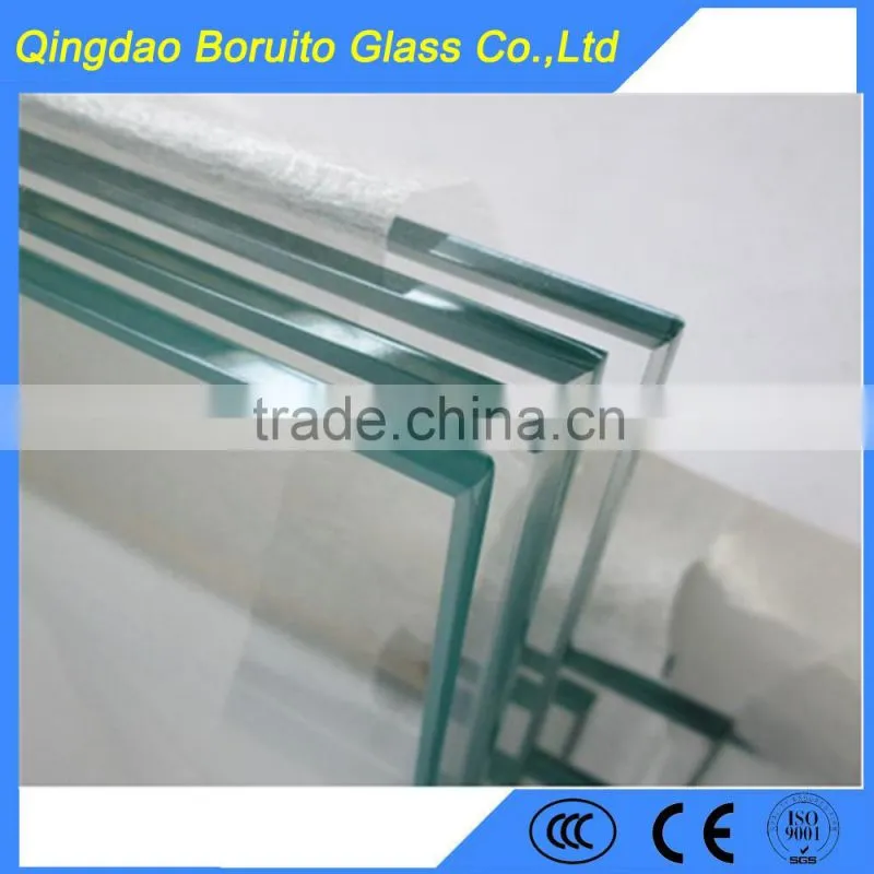 Tempered glass with polished edge and holes