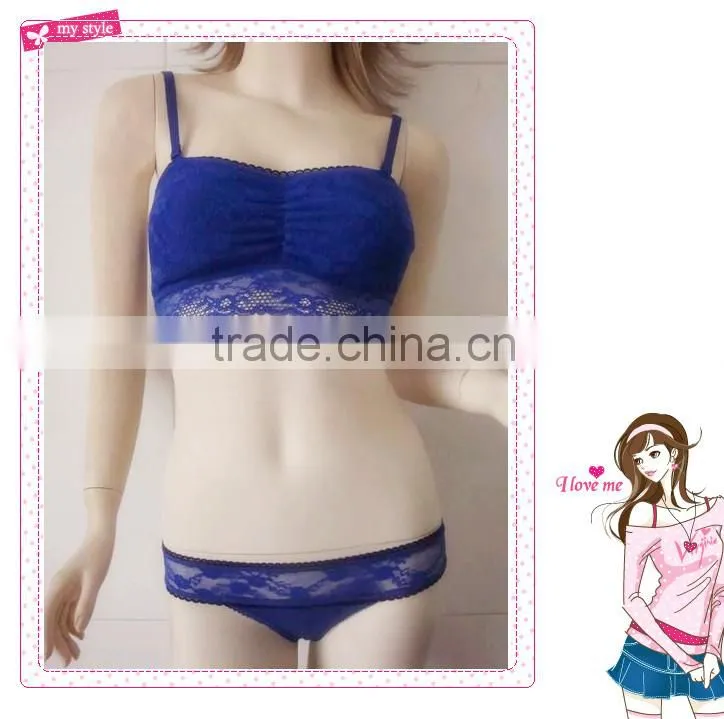 Fashion Strapless Bra W/ Thong Set