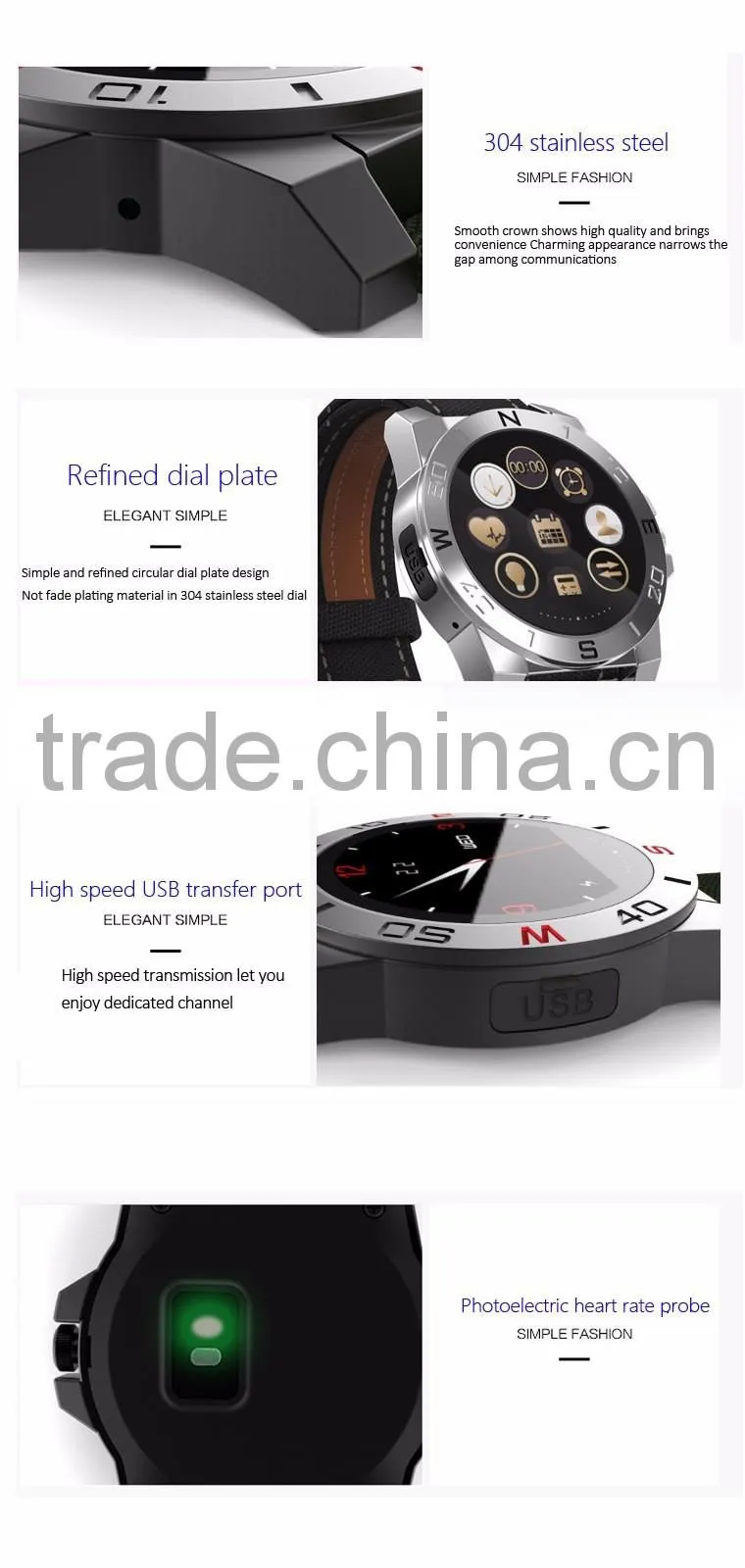 round screen IP67 waterproof High quality, high tech N10B outdoor sports smart waterproof heart rate watch