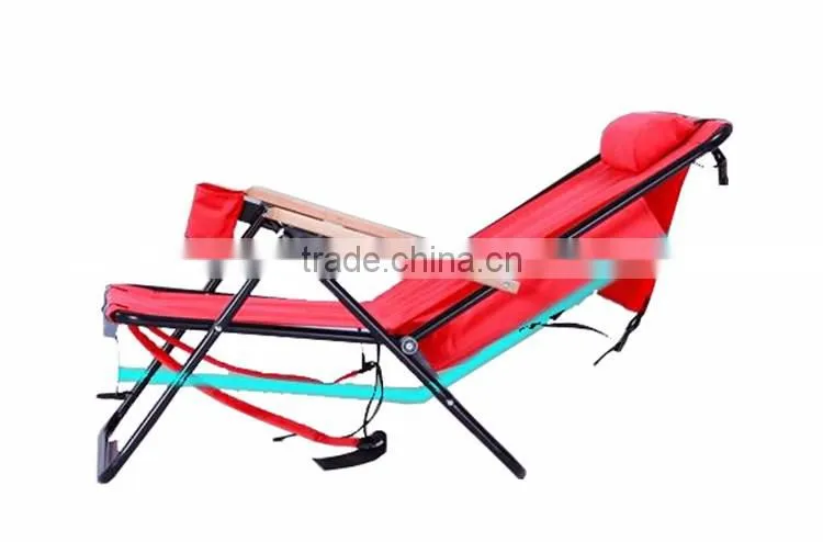 Wholesale Furniture Beach Chair Storage Foldable Outdoor Folding Reclining Beach Chair