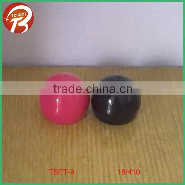 24/410 aluminum siver matte disc top cap 24mmpress cap with aluminum closureTBQQ-10