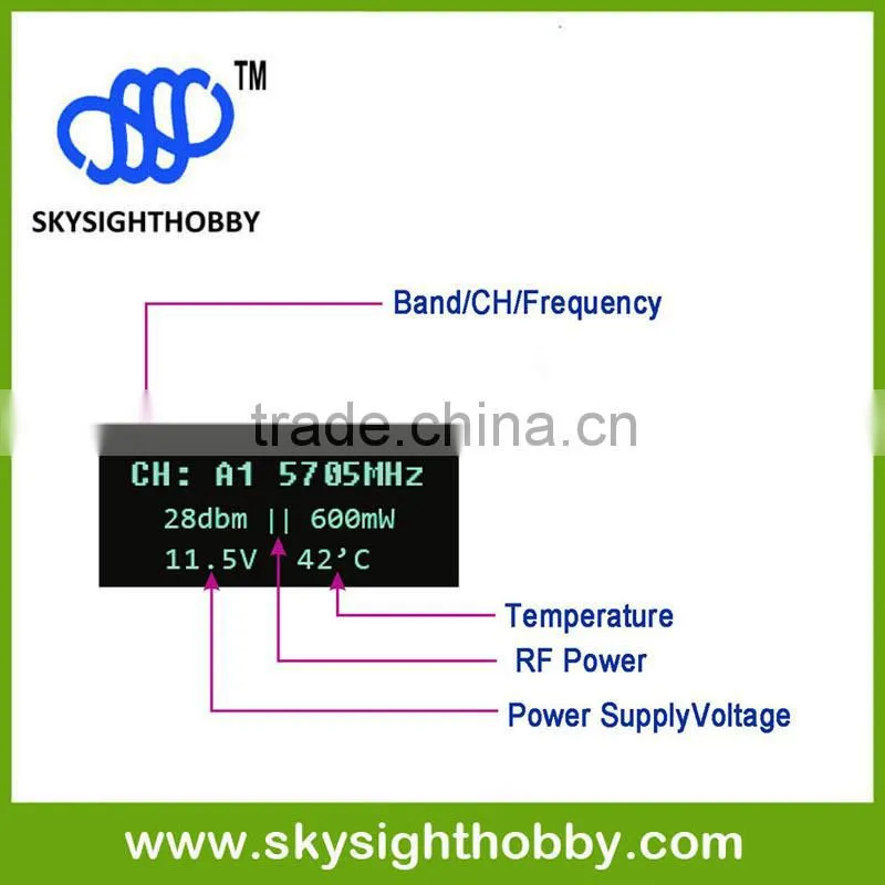 skysighthobby sky-N500 FPV 5.8Ghz 32Ch wirless 500mw Transmitter