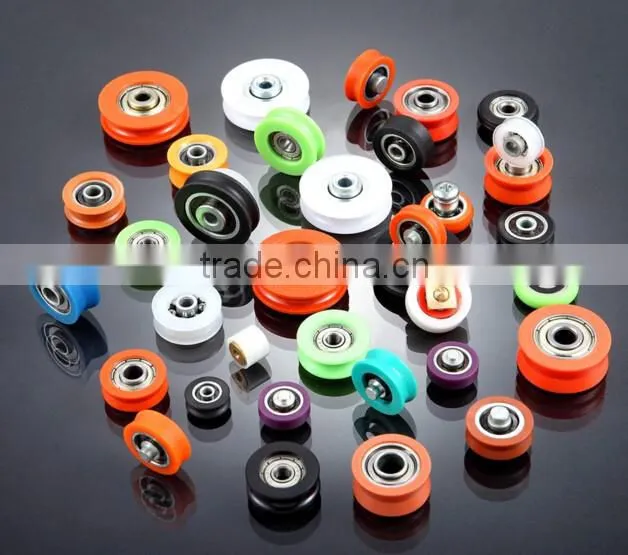 V groove nylon pulley bearing aluminum frames for window