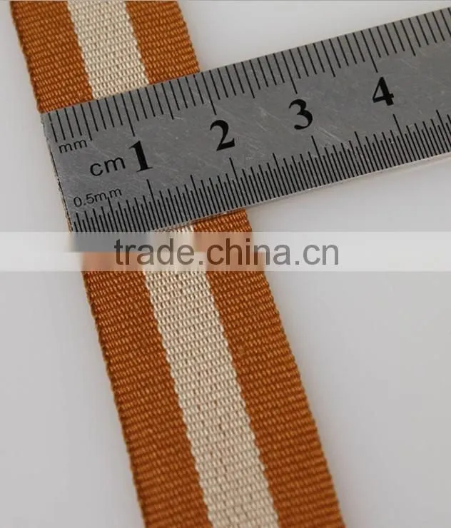 mixed color polyester plain UV resistance webbing ,badge medal webbing