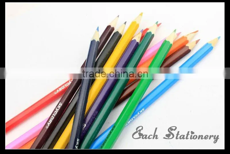 7" 12pcs HB Multi Colored Lead wooden Pencil