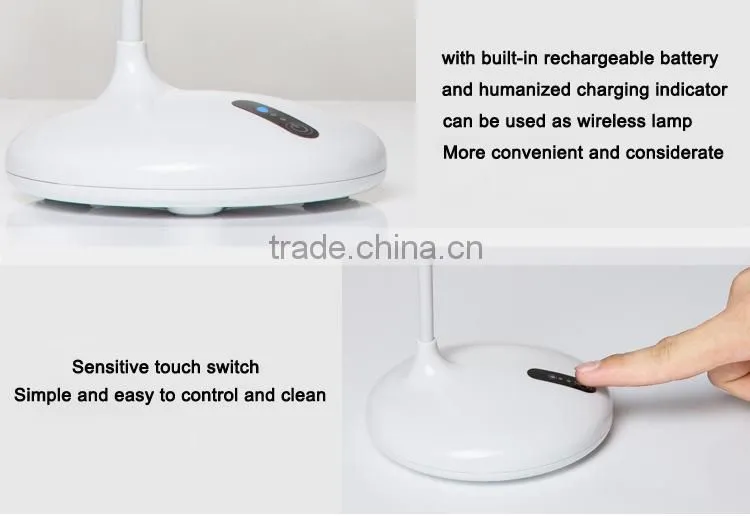Rechargeable Flexible LED Table light Reading lamp JK-853R Book lamp Night light Gift light
