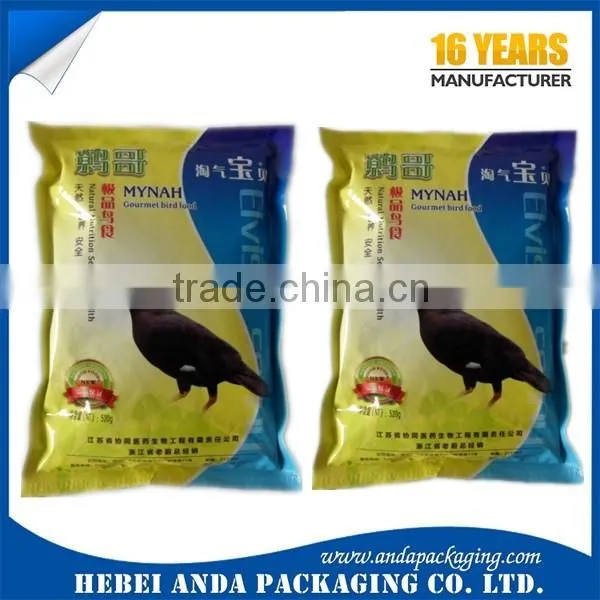 new products animal feeds packaging / dog food packaging bag / plastic bag for bird pet food