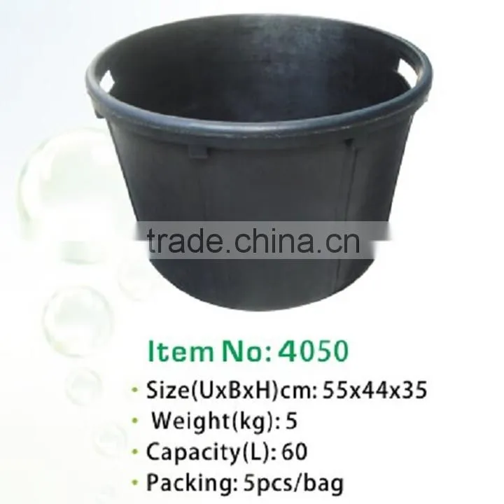 recycled rubber pails,10L rubber bucket with handle