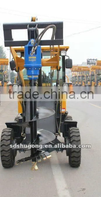Soil hole digging machine