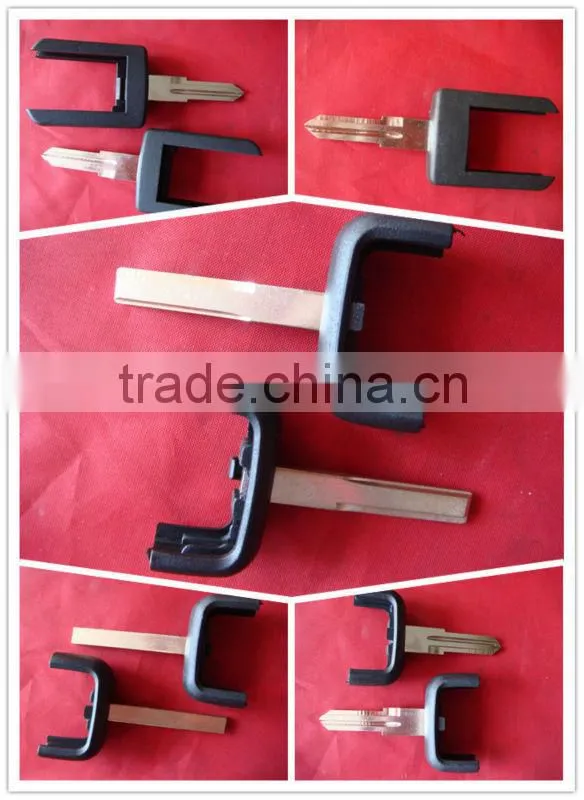 TD no slot/milling key blank, key head of remote key shell for Opel