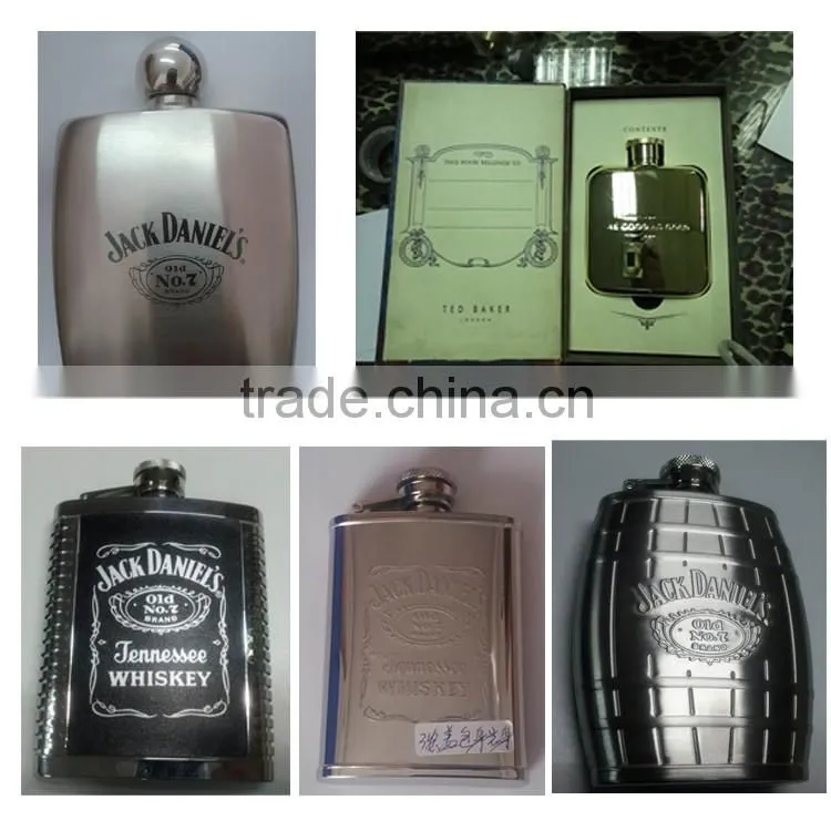 Whisky Hip Flask and Hip Flask holder set