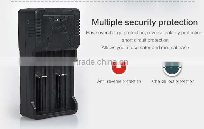 Intelligent USB dual slot charger AC26 with multiple security protection