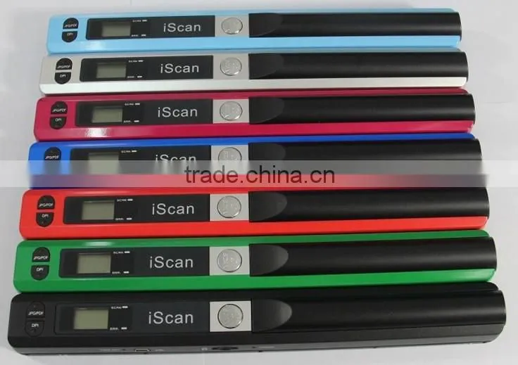 2015 potable scanner Hot 600dpi or 900dpi A4 Document Portable Scanner