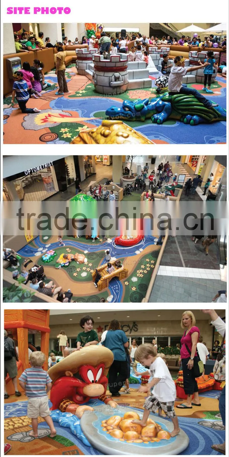 Profitable Sculpted Foam Used Soft Play Equipment For Sale 1410-24C