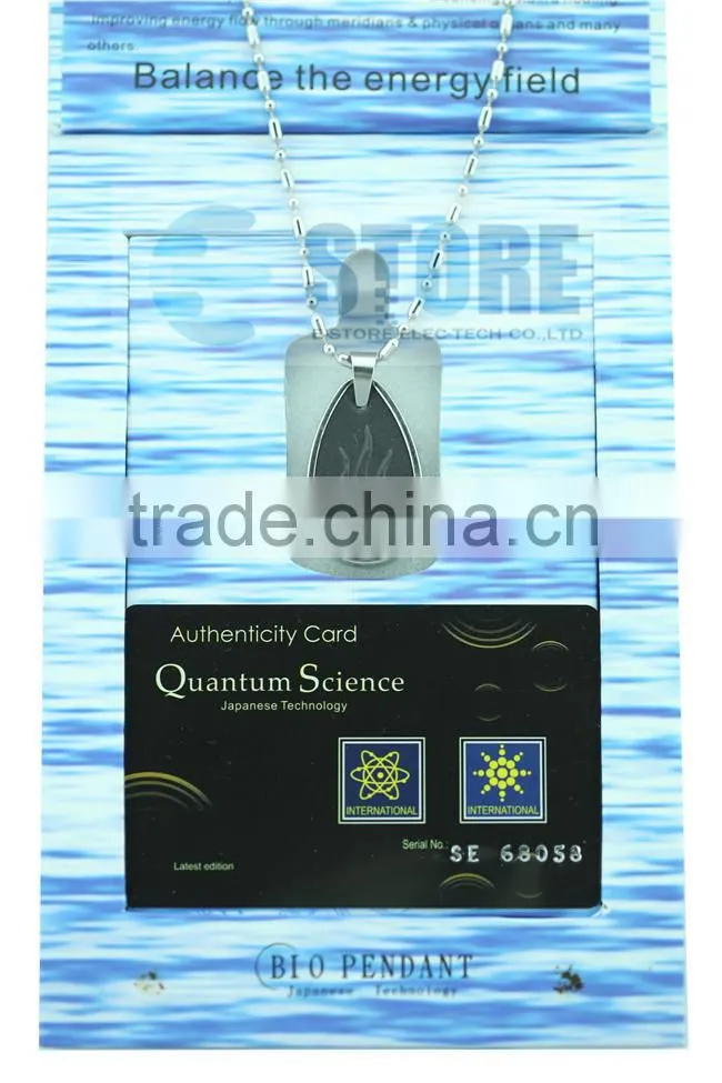 Fashion Floating Scalar Energy Quantum Pendant