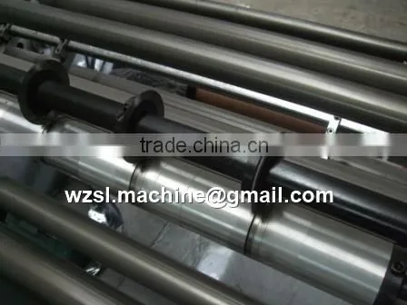 Computer control vertical glass paper slitting and rewinder machine