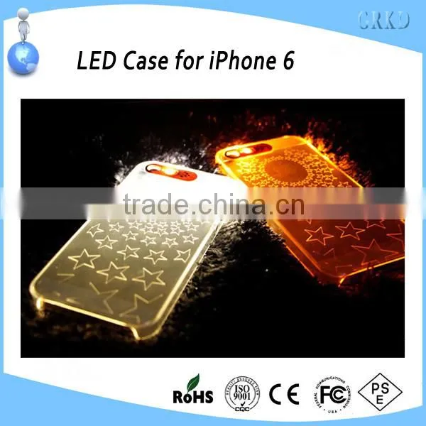 New popular led mobile phone case for iphone 6