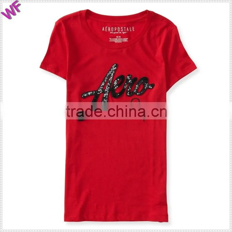 Custom Womens casually Broken Hole Cool Crop Tee