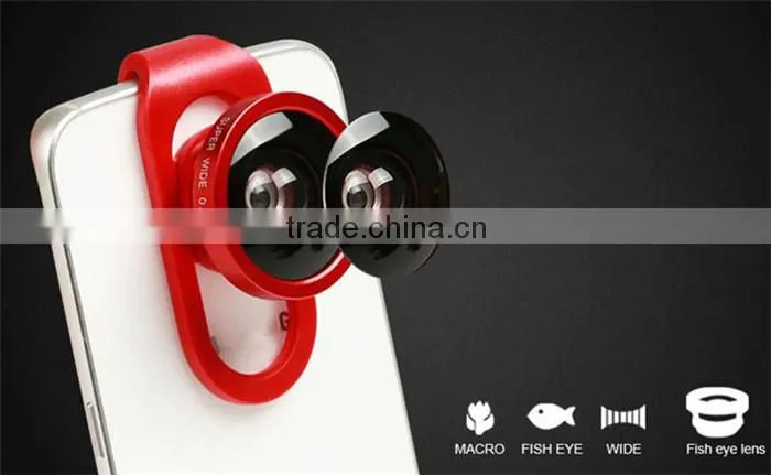 Mobile Phone Telephoto Lens 4 in 1 Detachable Multifuction Lens