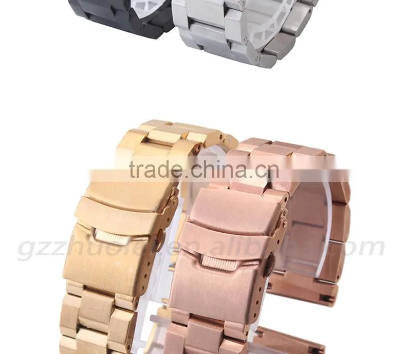 18|20|22|24mm high quality imported stainless steel watch bracelet for men's and women's Wholesale 3PCS