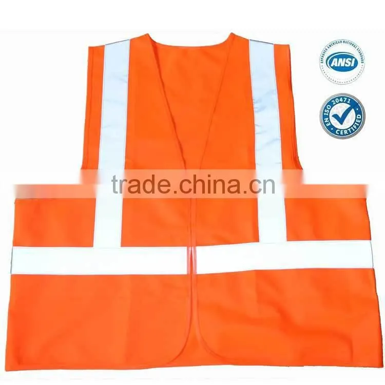hi viz orange safety vest